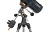 Dalekohled Celestron AstroMaster 114EQ + motor, adaptér pro smartphone (#32042)